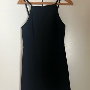 French Connection Black Spaghetti Dress